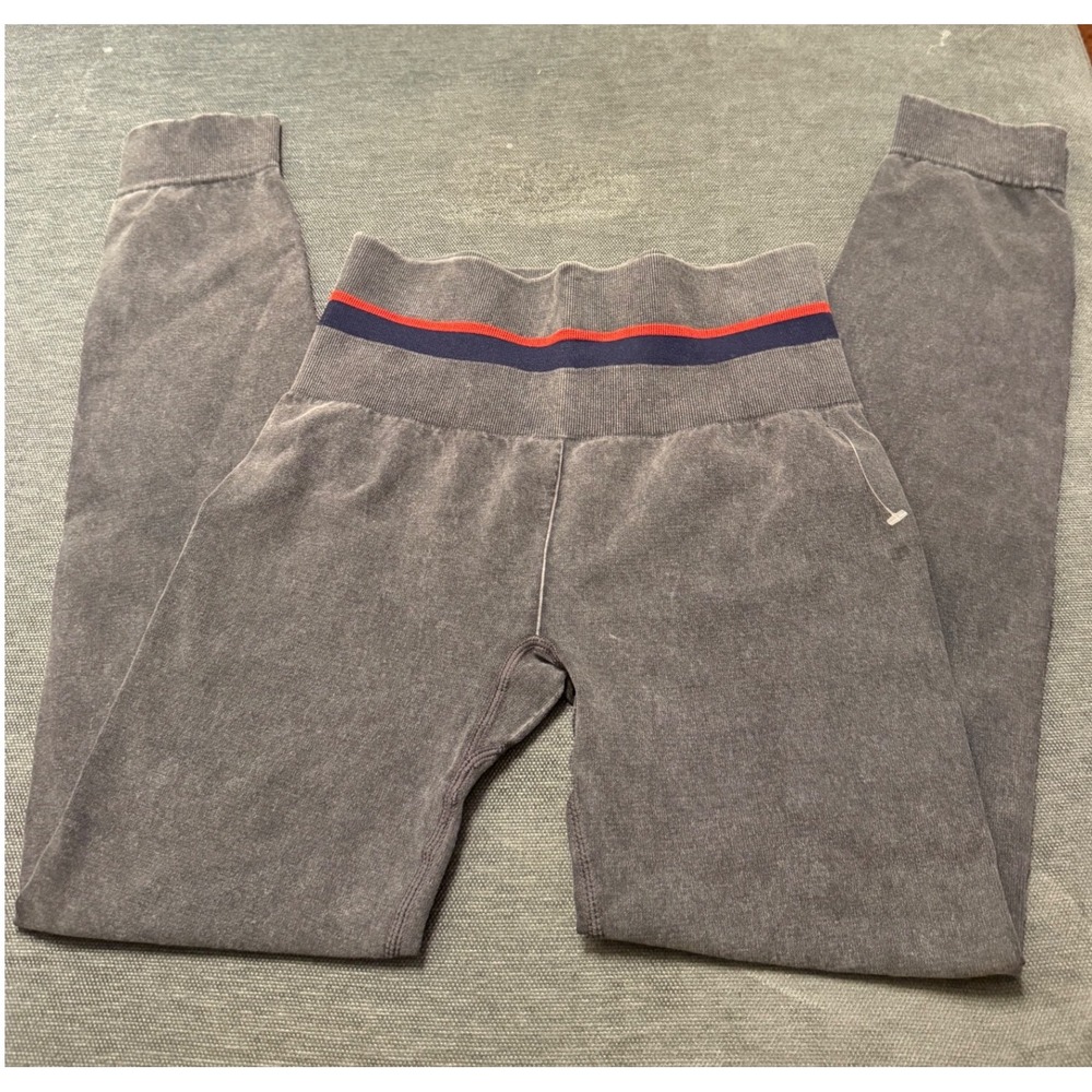 Champion Womens High Waisted Seamless Mineral Wash Leggings Grey XS